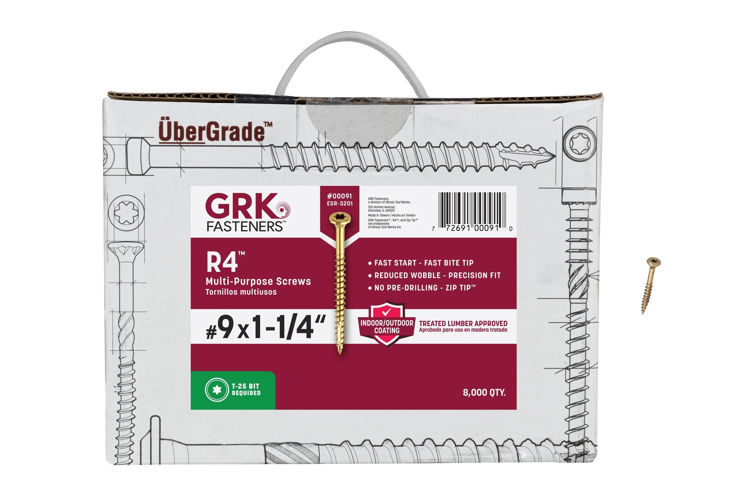 R4 9 x 1-1/4