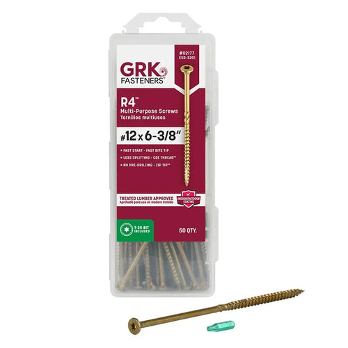 #12/14 x 6-3/8" R4 Multi Purpose Screw