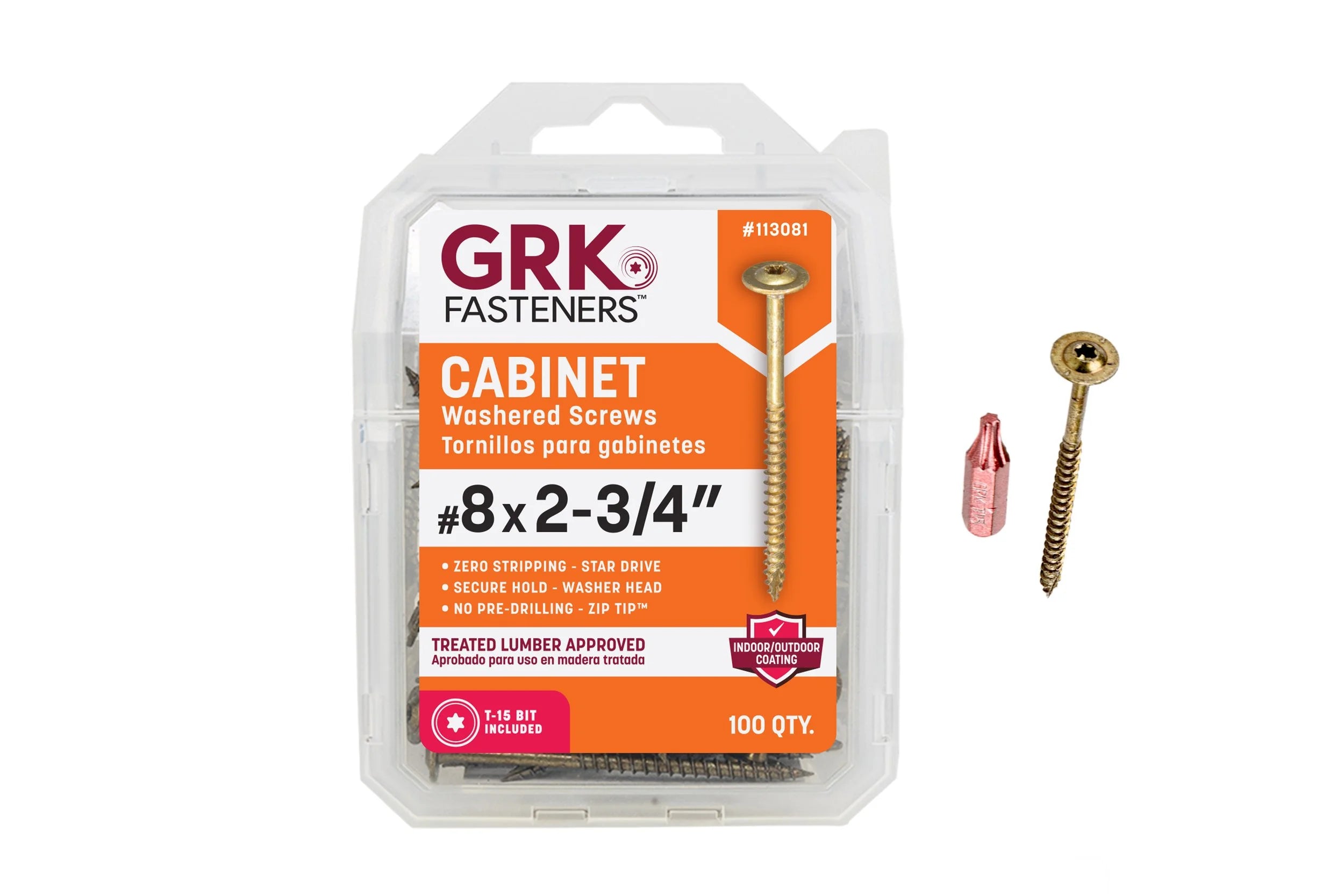 Cabinet 8 x 2-3/4 (100 pcs) Handy-Pak