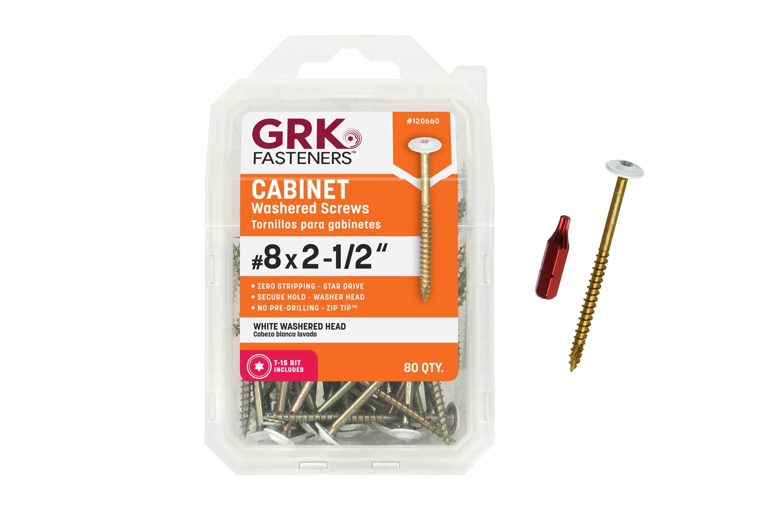 White Cabinet 8 x 2-1/2 (80 pcs) Handy-Pak