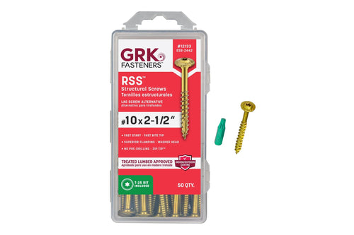 #10 x 2-1/2" Rugged Structural Screw (RSS)