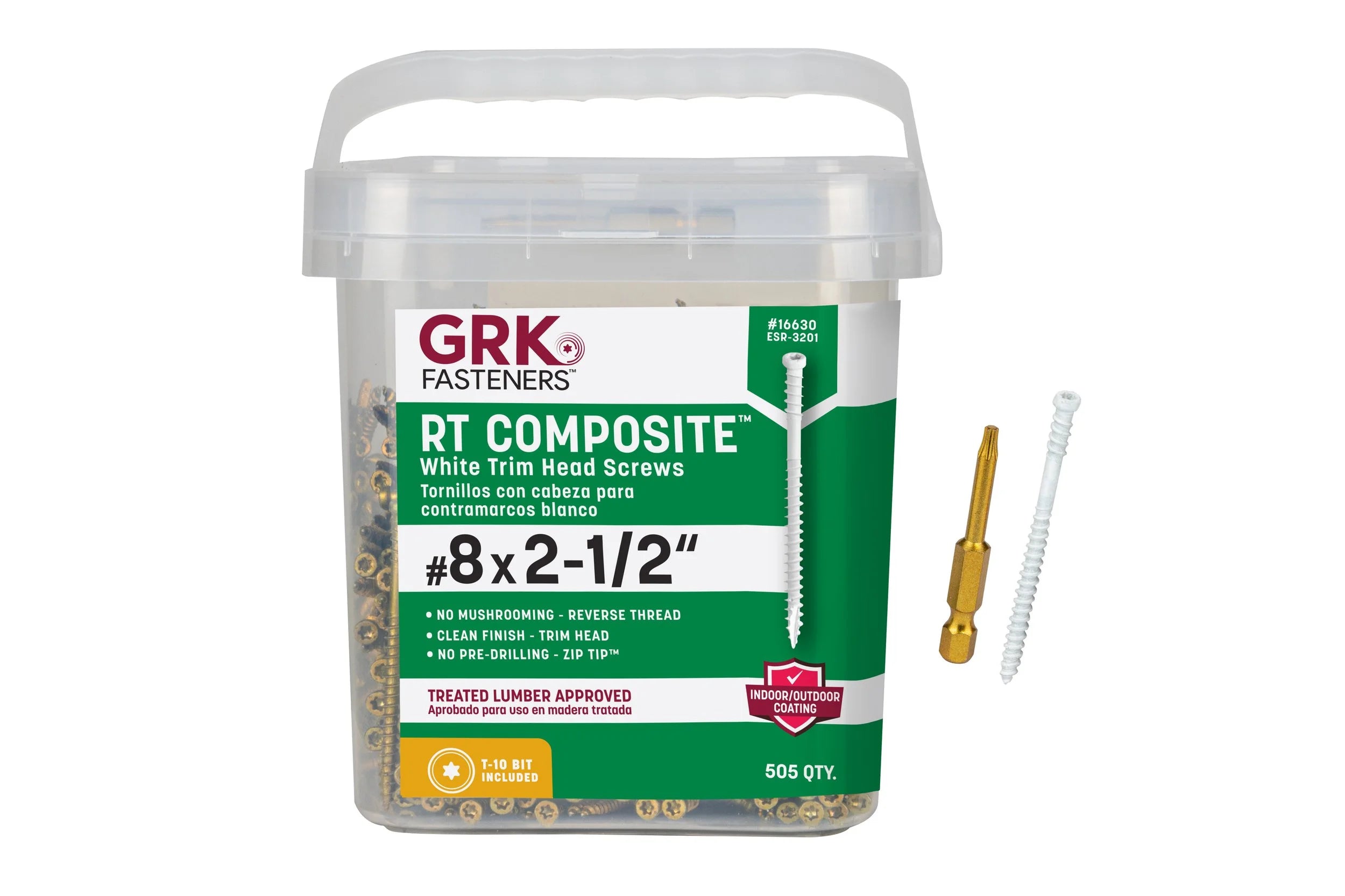 RT White Trim 8 x 2-1/2