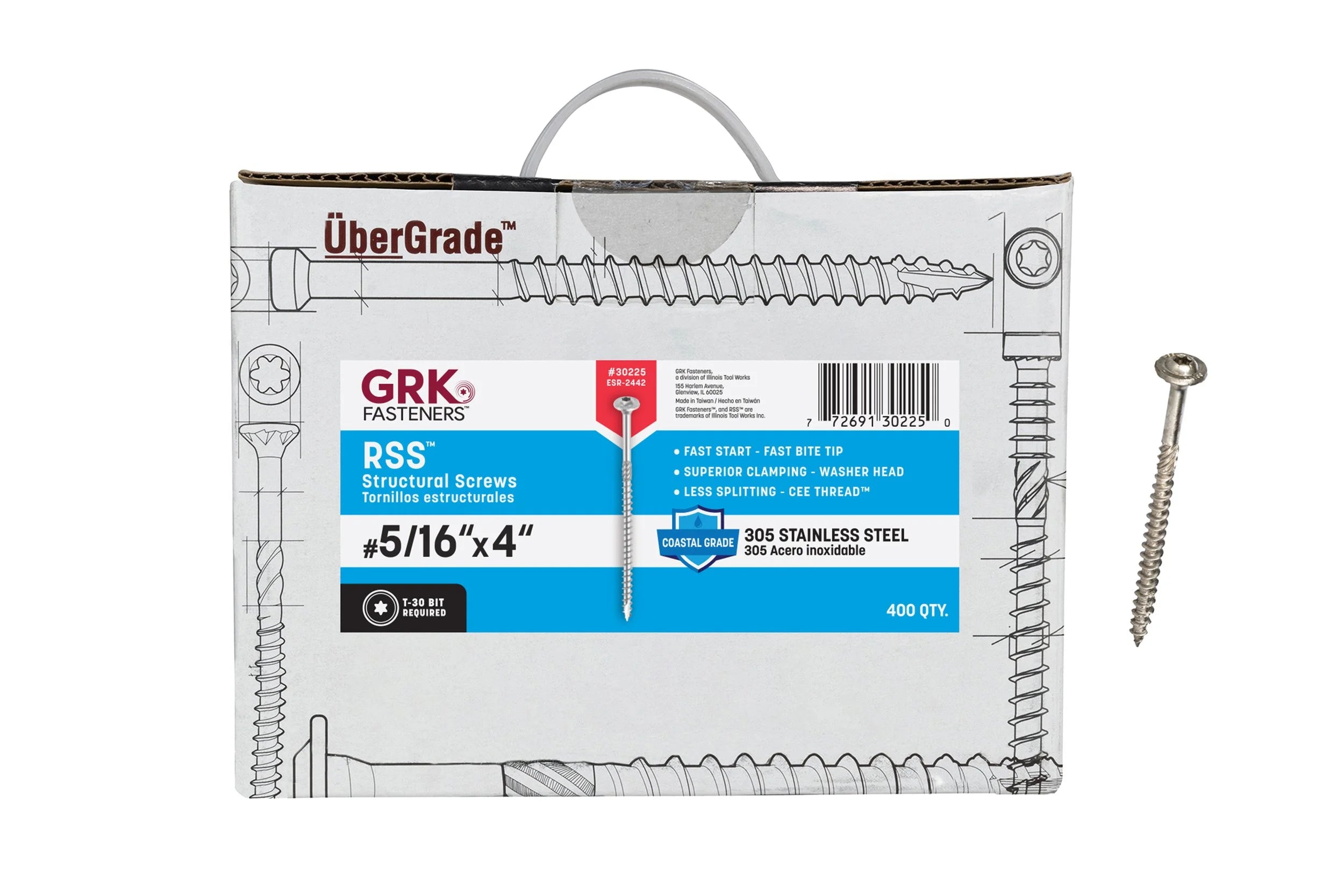 305 S.S. RSS 5/16 x 4