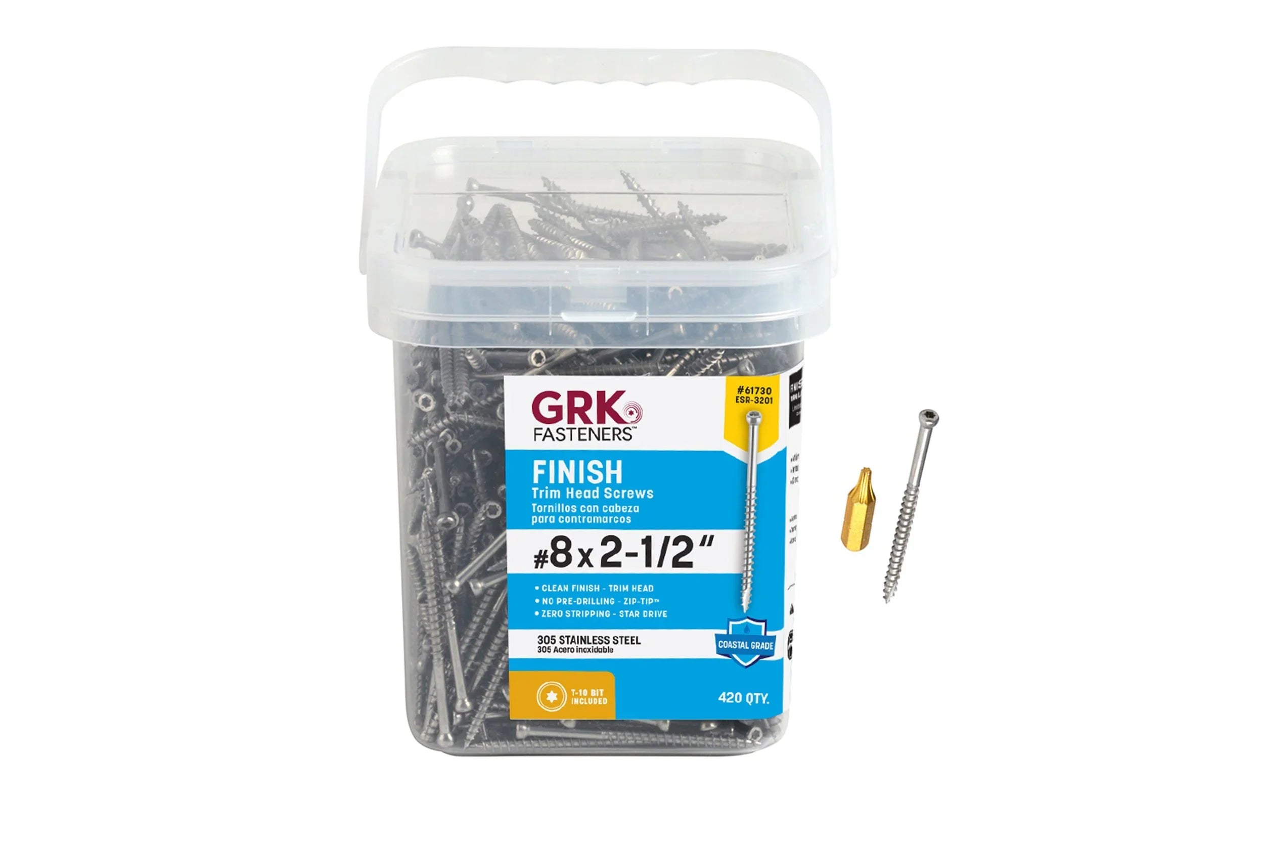 305 S.S. Fin/Trim 8 x 2-1/2