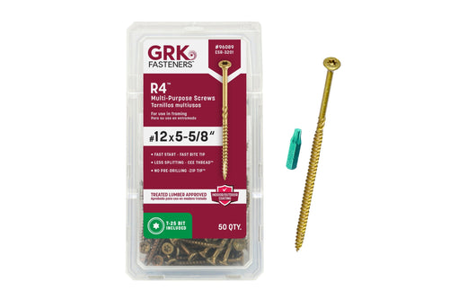 #12/14 x 5-5/8" R4 Multi Purpose Screw