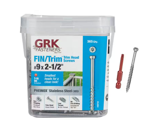 305 S.S. Fin/Trim 9 x 2-1/2